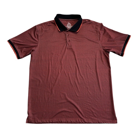 Other - Men's Burgundy Polo Shirt- Size L
